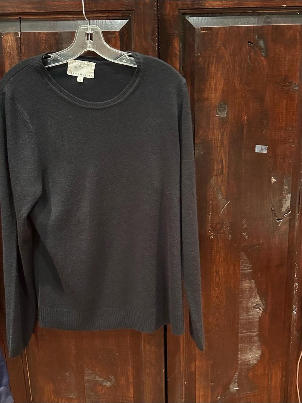 Debbie Morgan Black Crewneck Men’s Sweater
